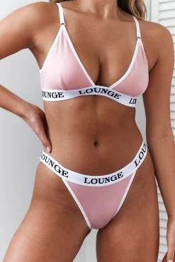 Lounge Underwear BH Ohne Bügel Sets Bamboo Triangle Bra (Set) - Pink 12 Lounge Underwear BH Ohne Bügel Sets Bamboo Triangle Bra (Set) - Pink
