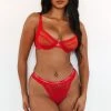 Lounge Underwear Liberty Balcony Bra (Set) - Red Bügel-BH Sets