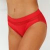 Lounge Underwear Mesh Briefs - Red String Und Slip