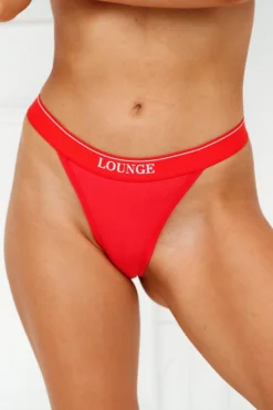 Lounge Underwear BH Ohne Bügel Sets Bamboo Minimal Triangle Thong (Set) - Grey