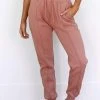 Lounge Underwear Outlet Rope Cord Joggers - Smoked Pink 2 Lounge Underwear Outlet Rope Cord Joggers - Smoked Pink