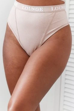 Lounge Underwear Bamboo Basic Thong (Set) - Taupe Bestsellers