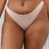 Lounge Underwear Bügel-BH Sets So Soft Ribbed Thong (Set) - Taupe