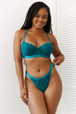 Lounge Underwear Chic Balcony Bra (Set) - Turquoise