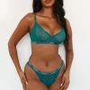 Lounge Underwear Sustainable Royal Balcony Bra (Set) - Turquoise