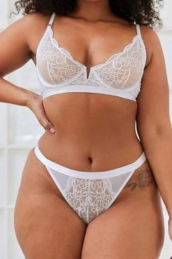 Lounge Underwear Outlet Royal Balcony Bra (Set) - White