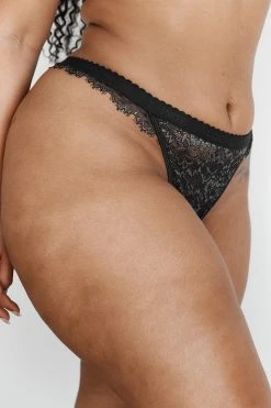 Lounge Underwear Neuheiten Desire Balcony Thong - Black
