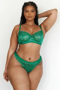 Lounge Underwear Desire Balcony Bra (Set) - Emerald