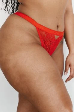 Lounge Underwear Flair Balcony Thong - Red Neuheiten