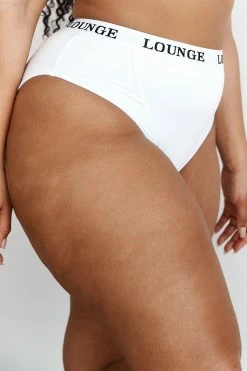 Lounge Underwear Bamboo Basic Briefs - White