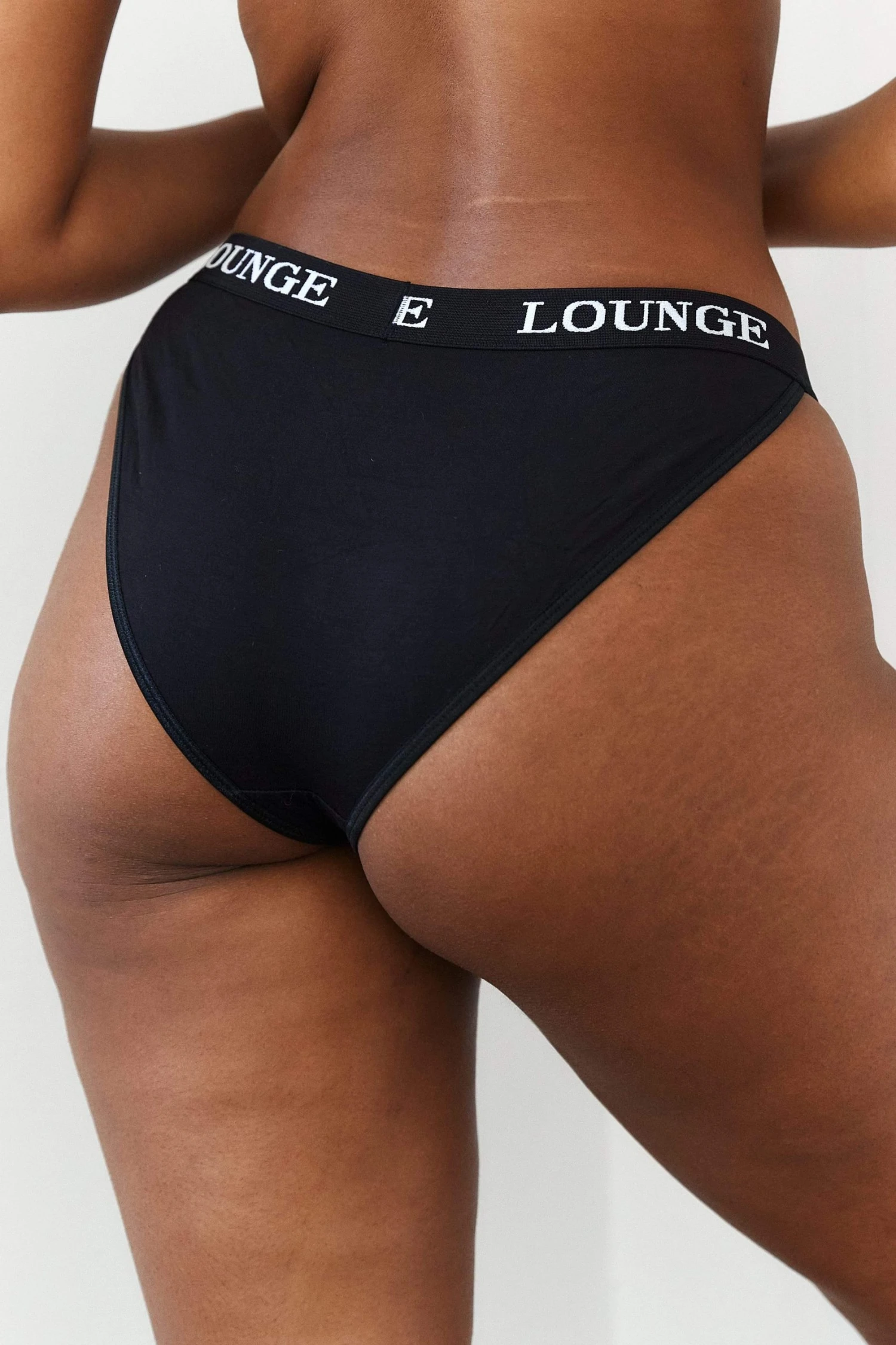2AllBlackTriangleBriefs-Nayeli.jpg Lounge Underwear String Und Slip Bamboo Triangle Briefs - All Black
