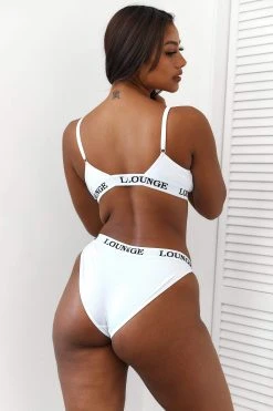 Lounge Underwear BH Ohne Bügel Sets Bamboo Triangle Bra (Set) - All White
