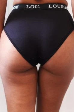 Lounge Underwear Bamboo Basic Briefs - Black