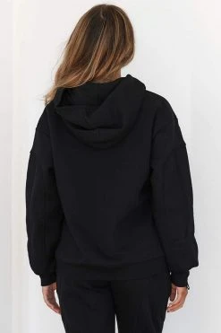 Lounge Underwear Basic Oversized Hoodie - Black Bestsellers