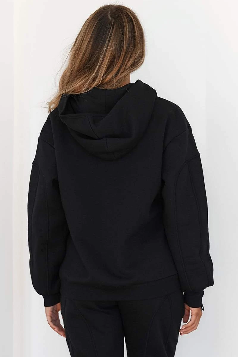 2BlackBasicOversizedHoody-Adison.jpg Lounge Underwear Basic Oversized Hoodie - Black Bestsellers