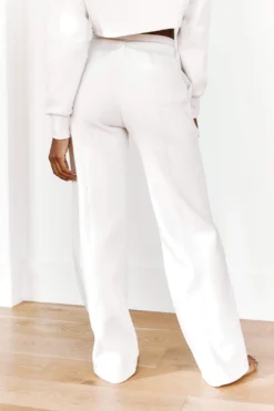 Lounge Underwear Comfy Cosy Wide Leg Joggers - Cream