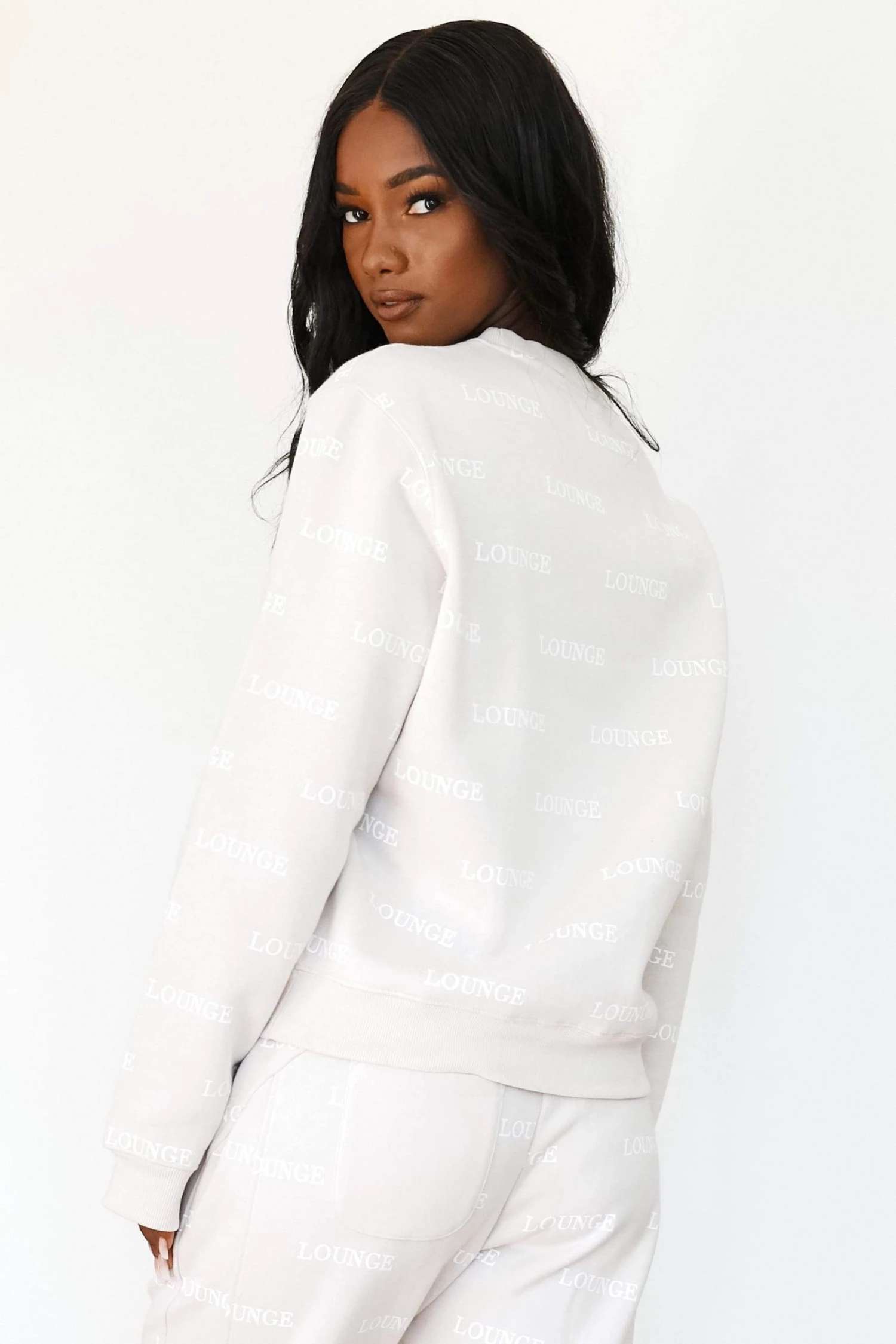 2CreamSignatureJumperEcommMariama_0f77f9e5-6126-4e1d-a70d-fe2006d0d47c.jpg Lounge Underwear Outlet Signature Jumper - Cream Outlet