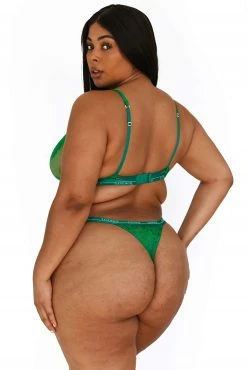 Lounge Underwear Sustainable Luxe Balcony Bra (Set) - Emerald 7 Lounge Underwear Sustainable Luxe Balcony Bra (Set) - Emerald