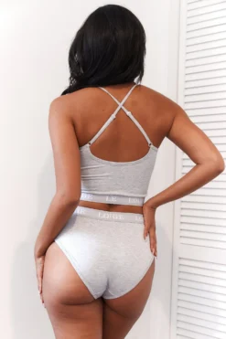 Lounge Underwear Bamboo Basic Bralette (Set) - Grey BH Ohne Bügel Sets 7 Lounge Underwear Bamboo Basic Bralette (Set) - Grey BH Ohne Bügel Sets