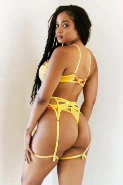 Lounge Underwear Leah Intimates Bra (Set) - Yellow Lace
