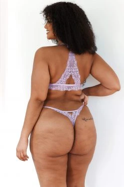 Lounge Underwear BH Ohne Bügel Sets Lace Triangle Bra (Set) - Lilac