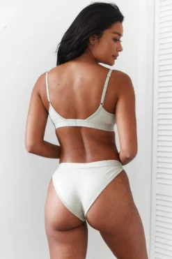 Lounge Underwear Bamboo Minimal Triangle Bra (Set) - Olive 14 Lounge Underwear Bamboo Minimal Triangle Bra (Set) - Olive