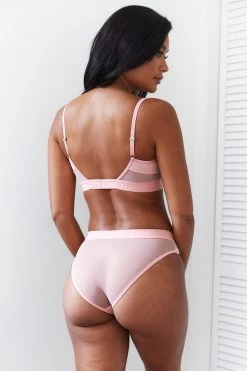 Lounge Underwear Nichtgepolsterte Mesh Bra (Set) - Pink