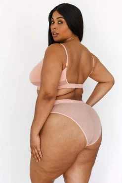 Lounge Underwear Nichtgepolsterte Mesh Bra (Set) - Pink