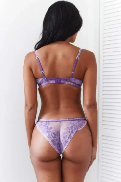 Lounge Underwear Sustainable Luxe Balcony Bra (Set) - Purple Nichtgepolsterte 19 Lounge Underwear Sustainable Luxe Balcony Bra (Set) - Purple Nichtgepolsterte