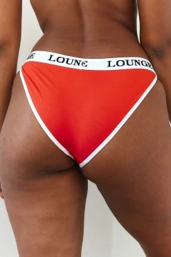 Lounge Underwear Outlet Bamboo Triangle Briefs - Red