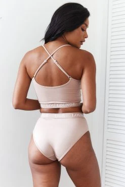 Lounge Underwear Bamboo Basic Bralette (Set) - Taupe 7 Lounge Underwear Bamboo Basic Bralette (Set) - Taupe