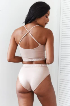 Lounge Underwear Bamboo Basic Bralette (Set) - Taupe