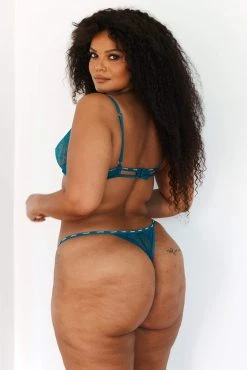 Lounge Underwear Sustainable Charmed Balcony Bra (Set) - Turquoise 7 Lounge Underwear Sustainable Charmed Balcony Bra (Set) - Turquoise