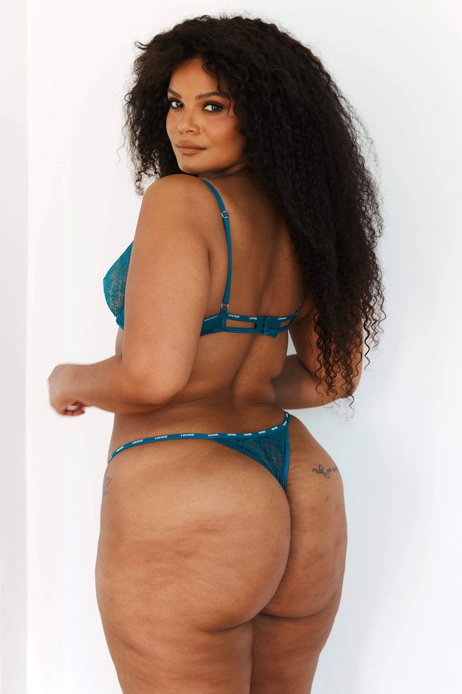 2TurquoiseCharmedBraandThong-Leslie_217bc80c-9f58-42ae-9822-1c8fd6c8dc56-1.jpg Lounge Underwear Sustainable Charmed Balcony Bra (Set) - Turquoise