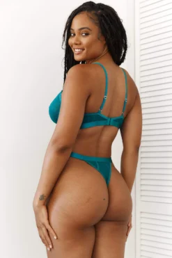 Lounge Underwear Chic Balcony Bra (Set) - Turquoise