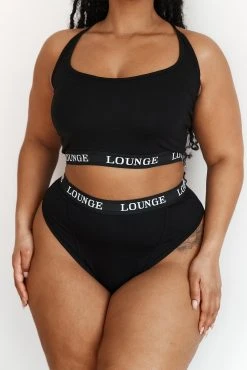 Lounge Underwear Bamboo Basic Bralette (Set) - Black