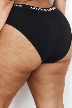 Lounge Underwear Bamboo Basic Briefs - Black