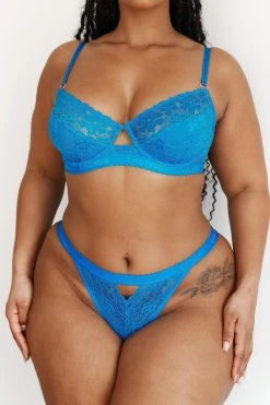 Lounge Underwear Flair Balcony Bra (Set) - Cobalt Blue Neuheiten