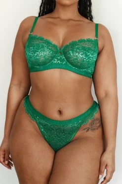 Lounge Underwear Desire Balcony Bra (Set) - Emerald
