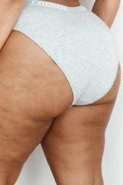 Lounge Underwear Bamboo Basic Briefs - Grey String Und Slip