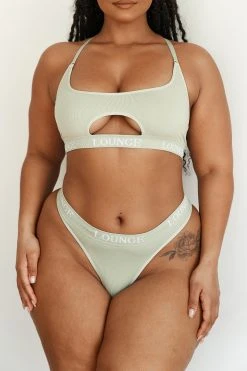 Lounge Underwear Seamless Bra (Set) - Olive