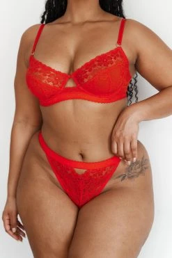 Lounge Underwear Neuheiten Flair Balcony Bra (Set) - Red