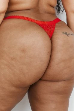 Lounge Underwear Flair Balcony Thong - Red Neuheiten