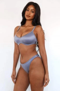 Lounge Underwear Bestsellers Sleek Mindful Bra (Set) - Smoked Blue