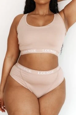 Lounge Underwear Bamboo Basic Bralette (Set) - Taupe 14 Lounge Underwear Bamboo Basic Bralette (Set) - Taupe