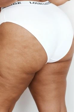 Lounge Underwear Bamboo Basic Briefs - White