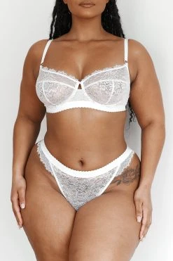 Lounge Underwear Neuheiten Desire Balcony Bra (Set) - White 13 Lounge Underwear Neuheiten Desire Balcony Bra (Set) - White