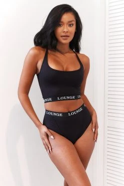 Lounge Underwear Bamboo Basic Bralette (Set) - Black