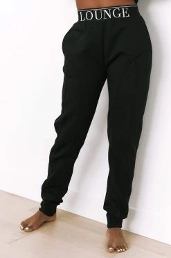 Lounge Underwear Bestsellers Basic Fitted Joggers - Black