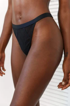 Lounge Underwear Chic Balcony Thong - Black 7 Lounge Underwear Chic Balcony Thong - Black